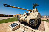 M4 Sherman tank from WWII, on display at Alamein Military Museum, Egypt