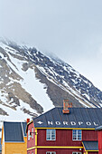 Das einzige Hotel am Ort, Ny Alesund, Spitzbergen, Svalbard, Norwegen