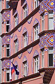  Slowenien, Ljubljana, Miklosic Straße, Jugendstil-Architektur, Grundbuchamt Gebäude,  