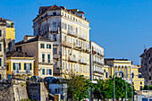 Blick auf die Altstadt von Korfu Stadt, Griechenland