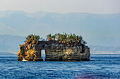  Rock formation near the town of Corfu, Greece 