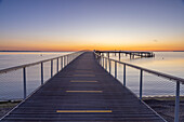  Pier at sunrise, Timmendorfer Strand, Schleswig-Holstein, Germany 
