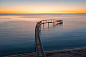 Blick auf die Seebrücke, Timmendorfer Strand, Schleswig-Holstein, Deutschland