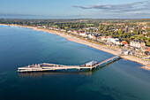 Seebrücke an der Ostsee, Haffkrug, Schleswig-Holstein, Deutschland