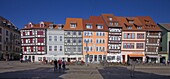 Germany, Thuringia, Erfurt,  Domplatz, houses, 