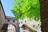 Burganlage, längste Burg der Welt, Burghausen, Altötting, Bayern, Deutschland