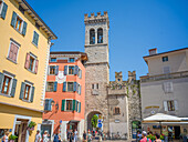  Porta di San Michele, Riva del Garda, Lake Garda, Trento, Trentino, South Tyrol, Northern Italy, Italy, Alps, Dolomites, Southern Europe, Europe 