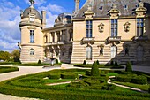 France, Ile-de-France, Chantilly, château, Parterre de la Volière, garden, 