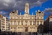 France, Lyon, City Hall, Hotel de ville, Place des Terreaux, 
