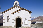  Schweiz, Wallis, Zermatt, Gornergrat, Kapelle,  