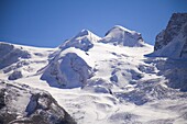  Alpen, Schweiz, Wallis, Zermatt, Gornergrat, Castor und Pollux, Gipfel,  