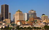  Kanada, Montreal, Innenstadt, Altstadt von Montreal, Skyline,  