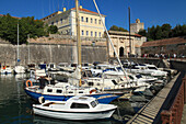 Croatia, Zadar, Land Gate, Fosa Harbor, boats, 