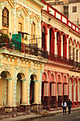 Cuba, Havana, Paseo de Marti, Prado, historic architecture, street scene, 