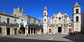 Cuba, Havana, Plaza de la Catedral, Cathedral, 
