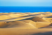 Sand dunes, Maspalomas, Playa del Ingles, Gran Canaria, Canary Islands, Spain