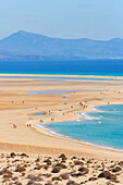  Strand von Sotavento, Fuerteventura, Jandia, Kanarische Inseln, Spanien 
