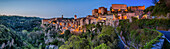  Sorano at blue hour, Tuscany, Italy 