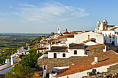 Perched village Monsaraz, Municipality of Reguengos de Monsaraz, Alentejo region, Portugal, southwertern Europe
