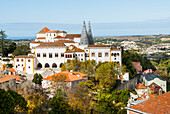 Sintra National Palace, Sintra, near Lisbon, UNESCO World Heritage Site, Portugal, Europe