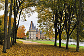 Chateau de Maintenon seen from the park,Eure-et-Loir department,Centre region,France,Europe