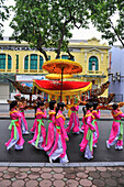 Procession at Hanoi, Northern Vietnam, Southeast Asia
