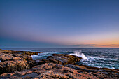  Evening mood on the Schoodic Peninsula, peninsula in Acadia National Park, Winterharbor, Maine, East Coast, USA 