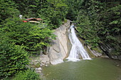 Canyoning in der Starzlachklamm, Sonthofen, Oberallgäu, Schwaben, Bayern, Deutschland