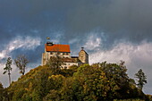  Waldburg Castle, dating from the 12th century, is located in the village of Waldburg, Allgäu, Baden-Württemberg, Germany. 