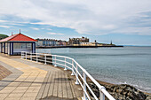 Die Promenade von Aberystwyth, Ceredigion, Wales, Großbritannien