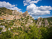  Castelmezzano, Lucanian Dolomites, Basilicata, Potenza, Southern Italy, Italy, Southern Europe, Europe 