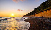  Sunrise at the sea near Gespensterwald Nienhagen, Baltic Sea, Germany 