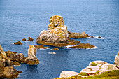  Pointe du Van rock cape at Cap-Sizun, Finistere, Brittany, France 