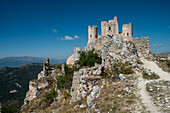  Schloss Rocca Calascio, Gran Sasso, Abruzzen, Italien 