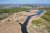  View of the Barthe River, Mecklenburg-Western Pomerania, Germany 