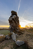  Teufelsmauer, Koenigstein, rock formation, Harz foothills, Saxony-Anhalt, Germany 