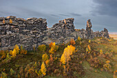  Teufelsmauer, Koenigstein, rock formation, Harz foothills, Saxony-Anhalt, Germany 