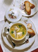 Fischsuppe mit Nordseefisch