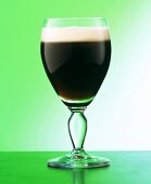 Irish coffee im Glas