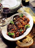 Bistecca alla pizzaiola (Beef steaks with tomato sauce)