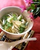 Thailändische Gemüse-Nudel-Suppe