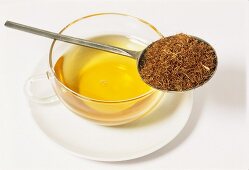 Corn silk tea (Zea mays)