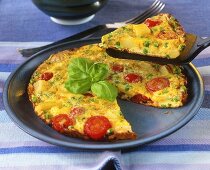 Tortilla with vegetables