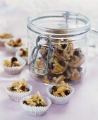 Almond and raisin sweets