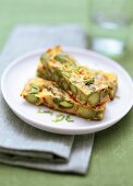 Asparagus frittata with chives