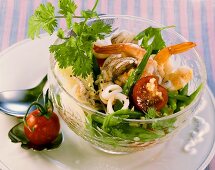 Meeresfrüchtesalat auf thailändische Art