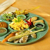 Plate of appetisers (Thailand)