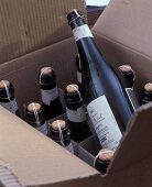 Bottles of Prosecco dei Colli Trevigiani in cardboard box