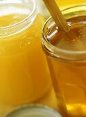 Honey in jars