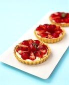 Strawberry and mascarpone tarts